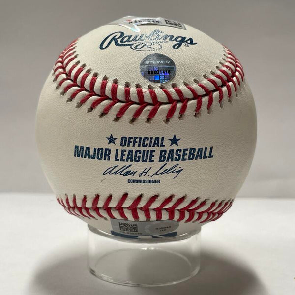 Juan Lagares Single Signed Baseball. Auto Fanatics, Steiner MLB Auth  Image 2