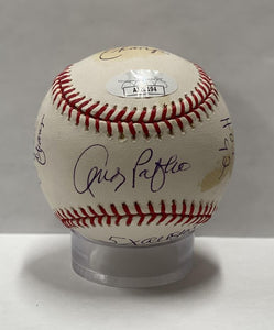 Andy Pafko Brooklyn Dodgers. Signed Inscribed with Stats Image 1