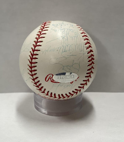 1986 Mets Multi-Signed World Series Baseball. 30+ Signatures. Steiner  Image 2