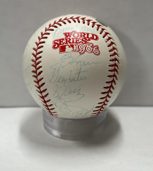 1986 Mets Multi-Signed World Series Baseball. 30+ Signatures. Steiner  Image 3