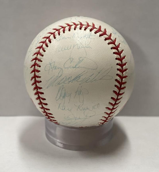 1986 Mets Multi-Signed World Series Baseball. 30+ Signatures. Steiner  Image 5