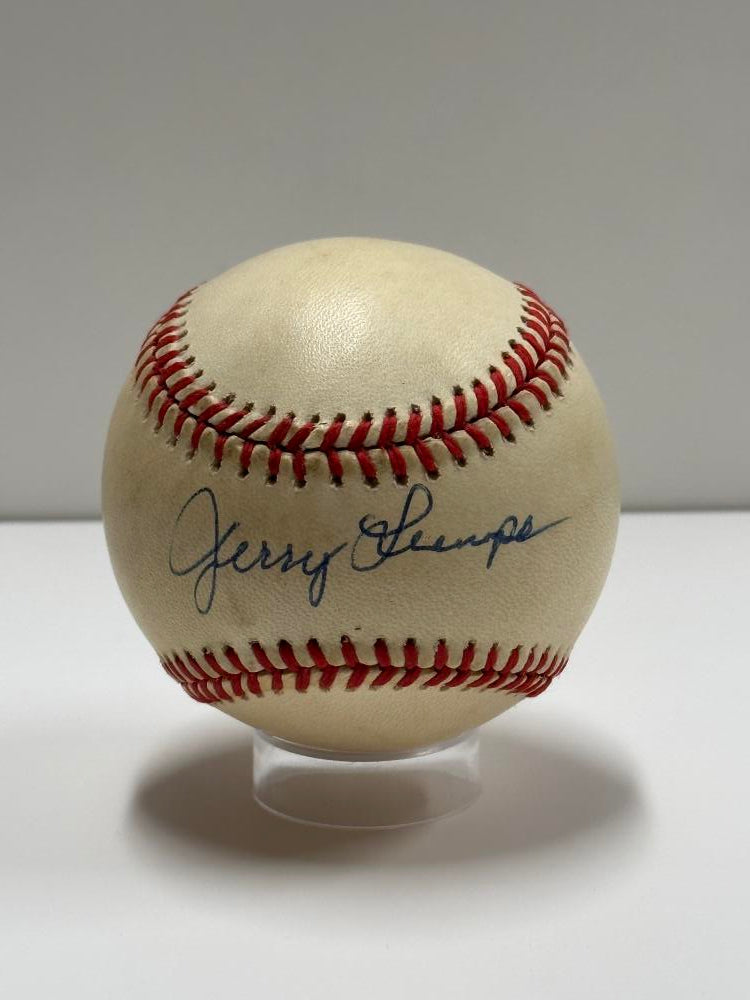 Jerry Lumpe Signed and Inscribed Baseball. Auto PSA Image 1