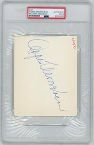 Agnes Moorehead Signed Autograph Cut. Auto PSA Image 1