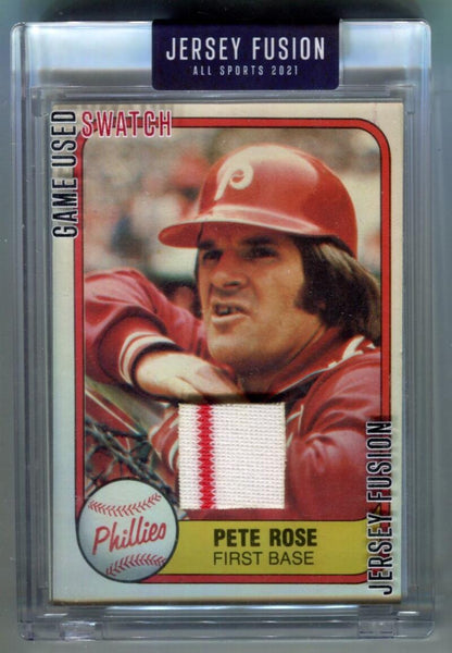 2021 Pete Rose Jersey Fusion from 1981 #JF-PR81. Image 1