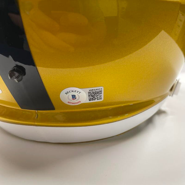 Jerome Bettis Single-Signed NFL Helmet. Auto Beckett Image 3