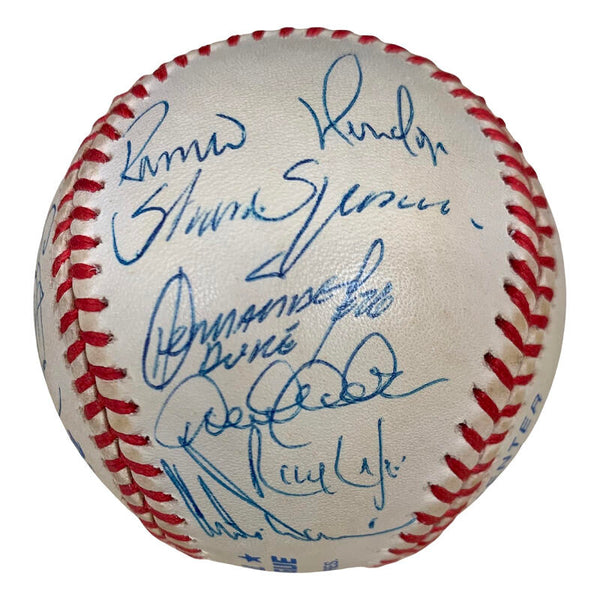 1999 NY Yankees Team Signed Baseball, World Series Champions 25 Sigs. Auto PSA Image 2