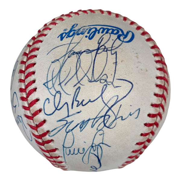 1999 NY Yankees Team Signed Baseball, World Series Champions 25 Sigs. Auto PSA Image 4