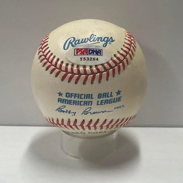 Bob Grim Official Single-Signed Baseball. Auto PSA Image 2