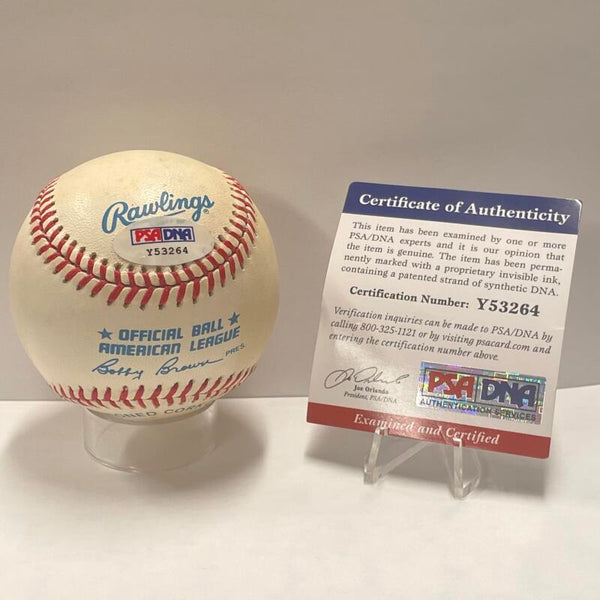 Bob Grim Official Single-Signed Baseball. Auto PSA Image 3