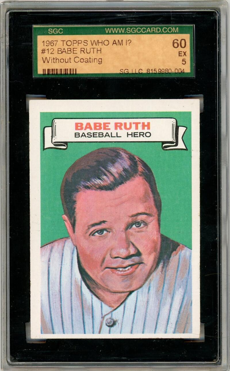 Babe Ruth 1967 Topps  Image 1
