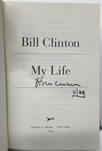 Bill Clinton Signed Autobiography "My Life". Auto PSA Image 1