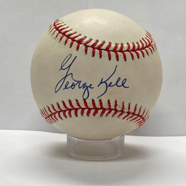 George Kell Single Signed Baseball. Auto JSA Image 1
