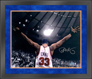 Patrick Ewing Signed 16x20 Photo, New York Knicks. Auto Steiner Image 1