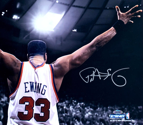 Patrick Ewing Signed 16x20 Photo, New York Knicks. Auto Steiner Image 2