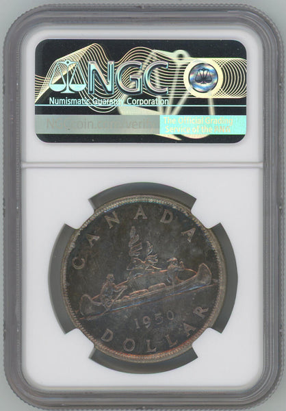 1950 Canada Silver Dollar. NGC MS63 Image 2