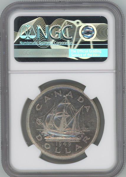 1949 Canada Silver Dollar. NGC MS62 Image 2