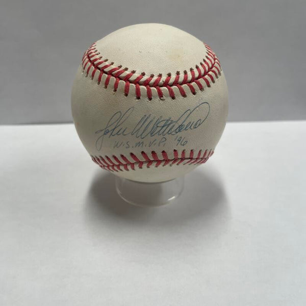 John Wetteland Single Signed Baseball. Auto JSA  Image 1