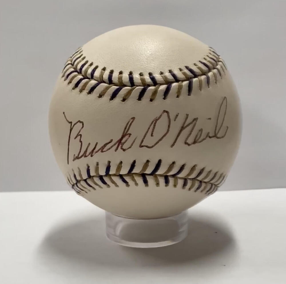 Buck O'Neil Single Signed 2002 All Star Game Baseball. Auto JSA Image 1