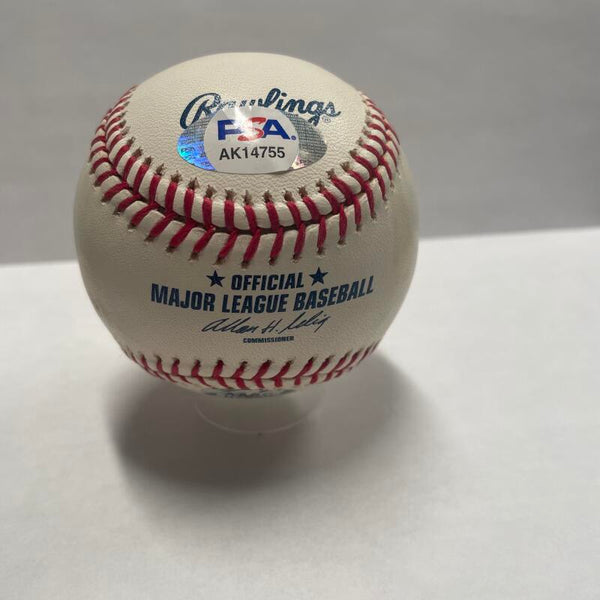 Moose Skowron Single Signed Baseball. PSA  Image 2