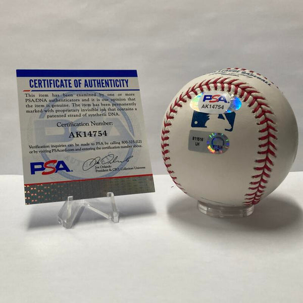 Bobby Richardson Single Signed Baseball. Gem Mint Auto PSA  Image 3