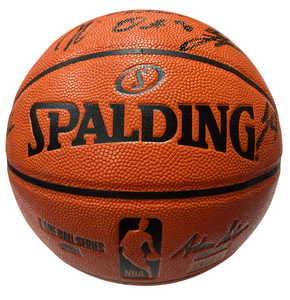 2020-21 Los Angeles Clippers Team Signed Basketball. Auto JSA Image 1