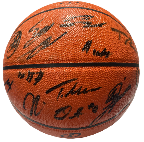 2020-21 Los Angeles Clippers Team Signed Basketball. Auto JSA Image 2
