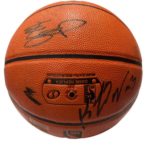 2020-21 Los Angeles Clippers Team Signed Basketball. Auto JSA Image 3