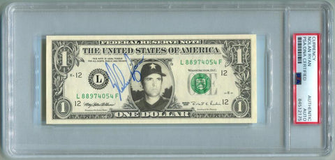 Nolan Ryan Signed Dollar Bill. Auto PSA Image 1