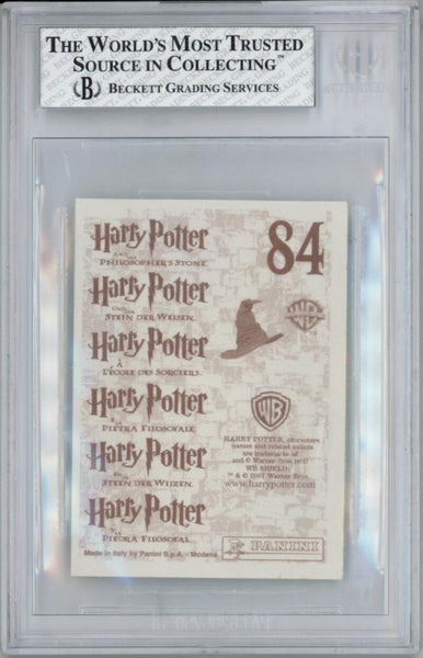 2001 Harry Potter & The Philosopher's Stone Ron Weasley Foil Album Sticker #84. Beckett 8 Image 2