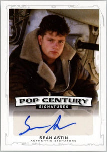 2014 Leaf Sean Astin Signed Pop Century Signatures. Auto BA-SA1 Image 1