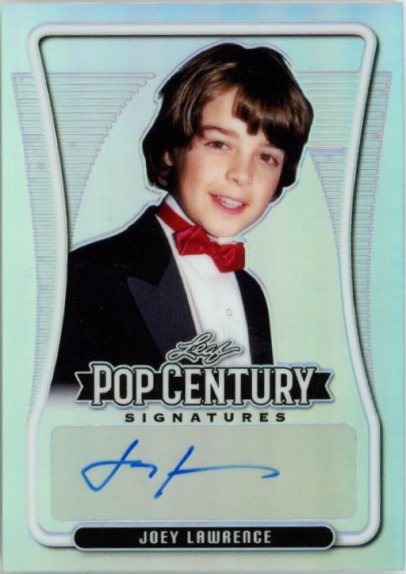 2020 Leaf Joey Lawrence Signed Pop Century Signatures Silver. Auto BA-JL1 4/15 Image 1