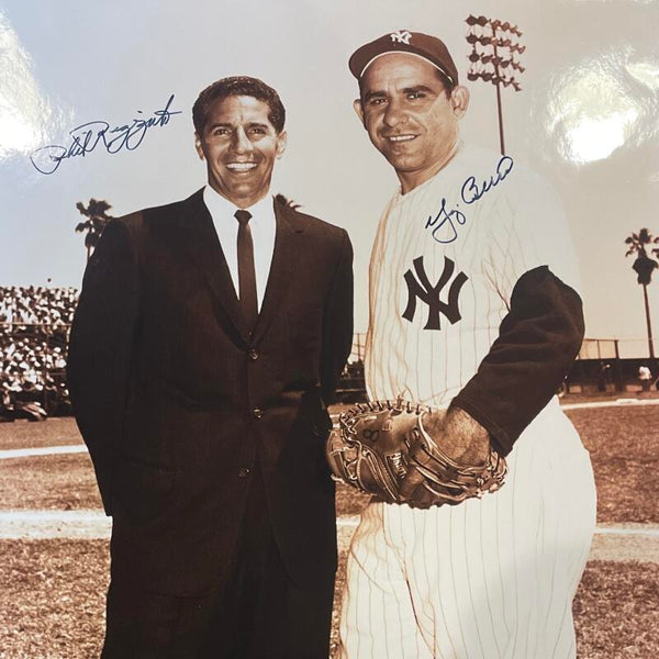Phil Rizzuto and Yogi Berra 16x20 Signed Photograph. Auto Steiner  Image 1
