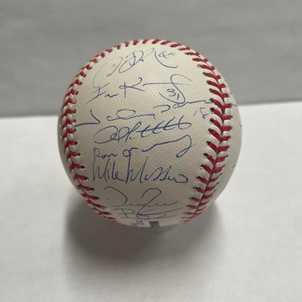 2008 Yankees LE #32 Team Signed Ball w/Core Four, 30 Signatures. Auto Steiner  Image 4