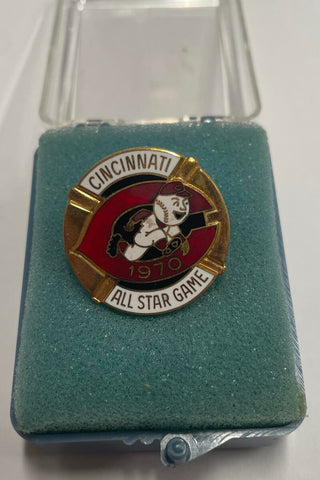 1970 Original All Star Game Cincinnati Reds Press Pin. Balfour  Image 1