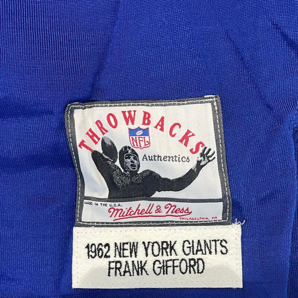 NY Giants Frank Gifford Signed Mitchell & Ness Jersey. Auto Steiner  Image 4
