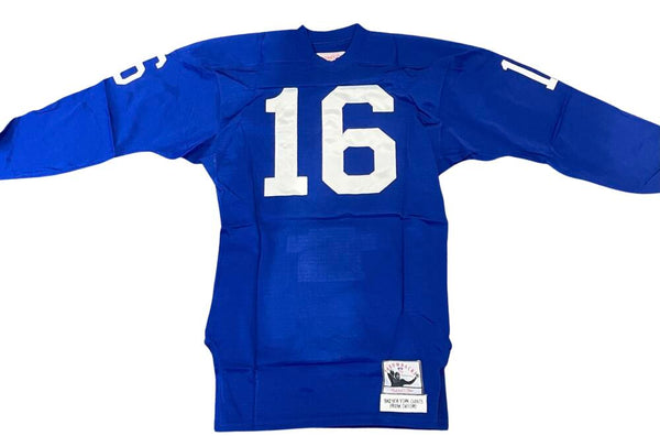 NY Giants Frank Gifford Signed Mitchell & Ness Jersey. Auto Steiner  Image 5