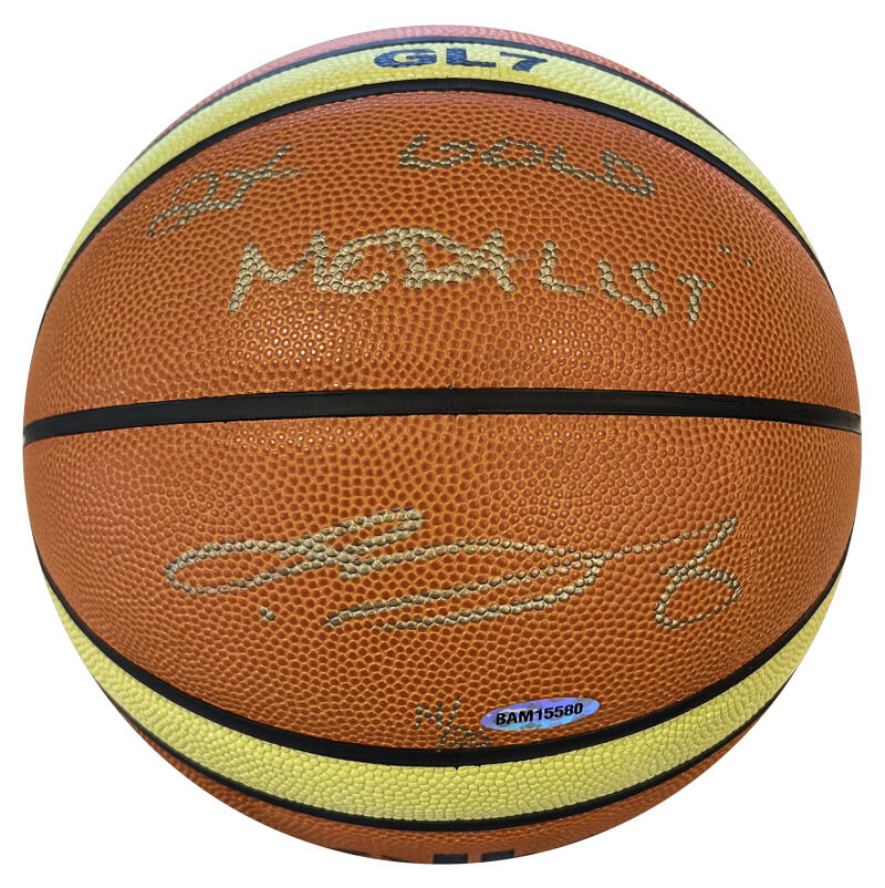 LeBron James Signed Basketball 2x Gold Medalist. Upper Deck UDA Limited Edition Image 1
