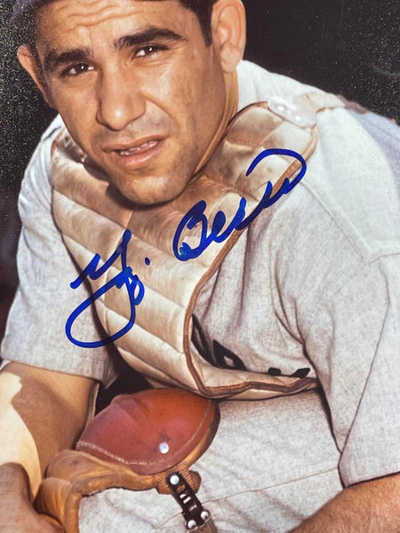 Yogi Berra Signed 11x14 Photo. Auto PSA  Image 2