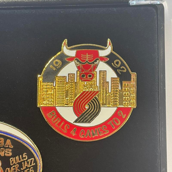 Chicago Bulls Limited Edition Championship Pins Set of 5 Limited Edition Image 4