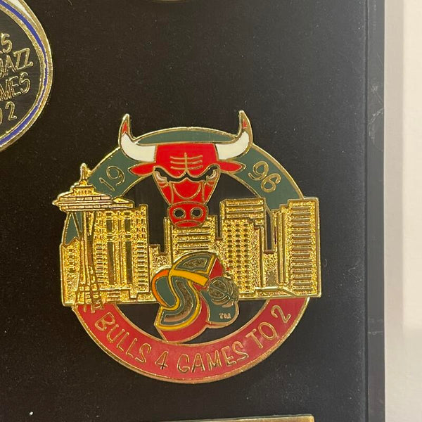 Chicago Bulls Limited Edition Championship Pins Set of 5 Limited Edition Image 5