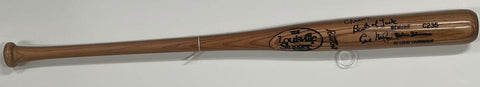 Rich Gedman Game Issued Signed+Inscribed Bat. Auto JSA Image 1
