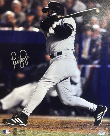 Luis Sojo Signed 16x20 NY Yankees Photo. Auto PSA Image 1