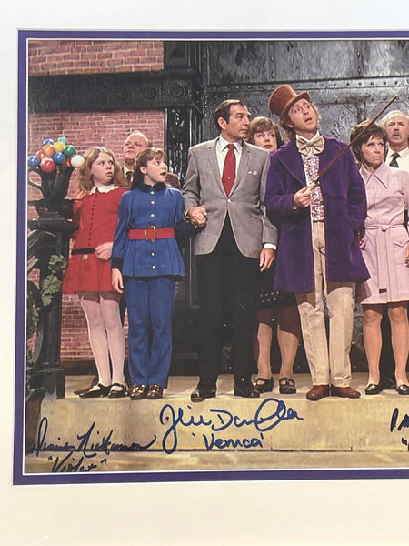 Willie Wonka Kids Signed 11x14 Photograph. Auto JSA Image 2