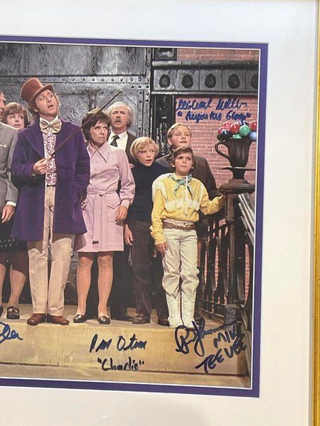 Willie Wonka Kids Signed 11x14 Photograph. Auto JSA Image 3
