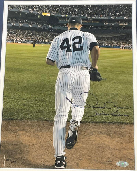 Mariano Rivera Signed+Inscribed  11x14 Photograph. Auto Steiner Image 2