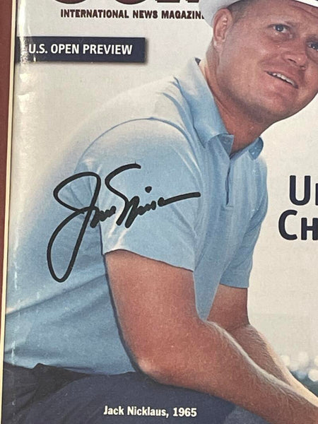 Jack Nicklaus Signed Golf World Magazine.  Image 2