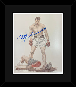 Muhammad Ali Signed 8x10 Photo Over Liston. Auto JSA 10 Image 1