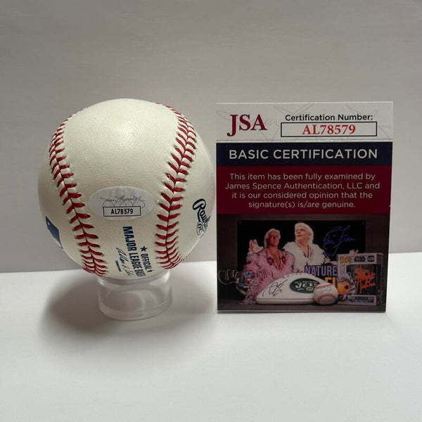 Ron Valone Single Signed Baseball. Auto JSA Image 4