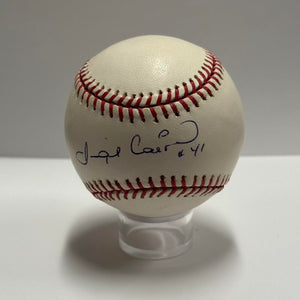 Miguel Cairo Single Signed Baseball. Auto JSA Image 1