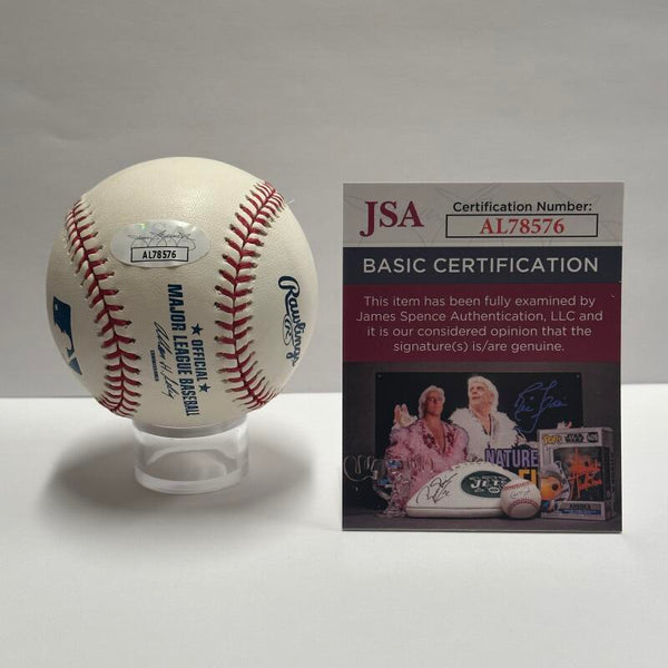 Scott Proctor Single Signed Baseball. Auto JSA Image 4